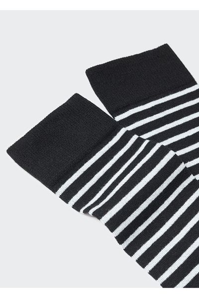 MANGO Man Gestreifte Baumwollsocken