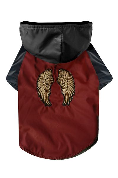 Alphadog Wings Dog Apparel Hooded Coat