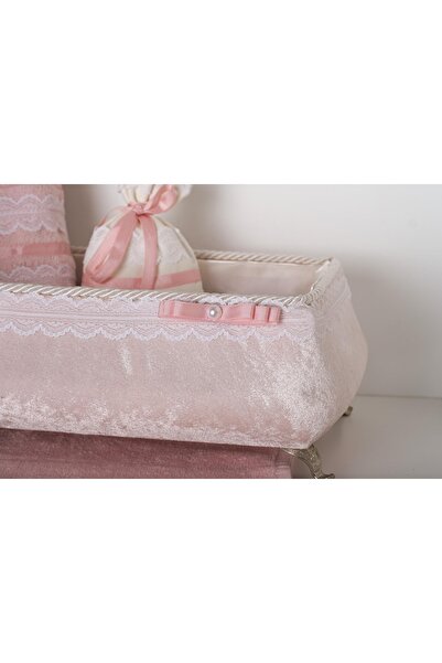 Finezza Марин Кадифе Люкс Рушник Мішечок Есенс Сет 5 шт. Крем Пудра - 763