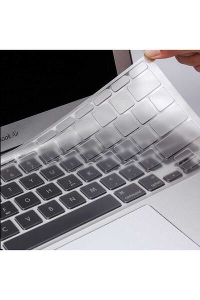 UnDePlus Apple Macbook Pro 15inç 2017 A1707 Uyumlu Klavye Koruyucu Şeffaf Sil...