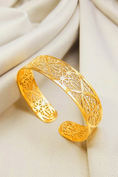 Güzel Gümüşçülük 925 Ayar Gümüş Rose&altın(gold) Kaplama Mardin Midyat El Işi...