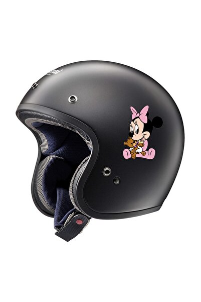 MegaSticker Bebek Mini Araba, Motorsiklet, Kask, Laptop Sticker 16x11 Cm