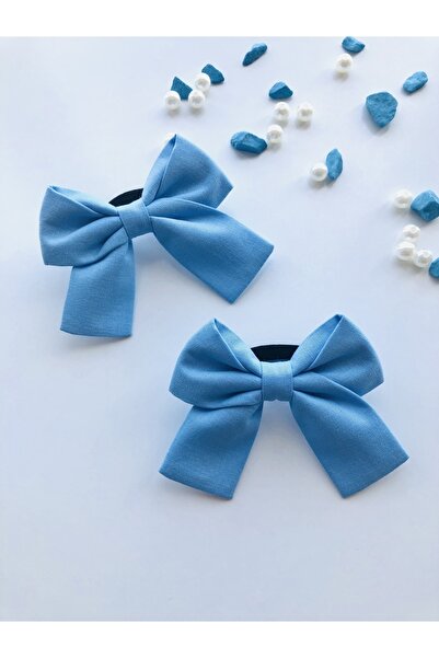 seyranat 2-компонентна синя еластична панделка от органичен памук за детска ф...