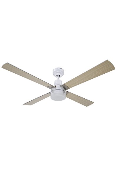 Alsanfan Pilot Beyaz Motorlu Kahverengi Kanatlı Uzaktan Kumandalı Tavan Vanti...