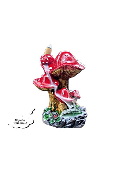 SAMESA HEDİYELİK Buhurdanlık Tütsü Duman Şelalesi Mantar Şelale Geri Akışlı T...
