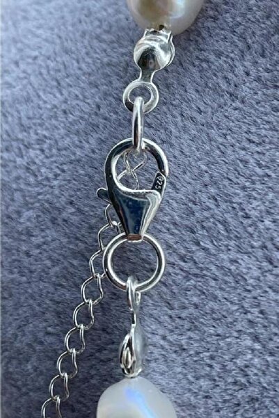 CRAZY TAKI TASARIM 8 mm Akuamarin Doğaltaş 925 Ayar Gümüşlü Kolye