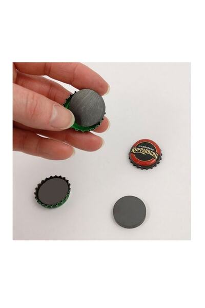 Hdg 50 Adet 20x3 Büyük Yuvarlak Ferrit Mıknatıs -kokulu Taş-nişan Süsleme Mık...