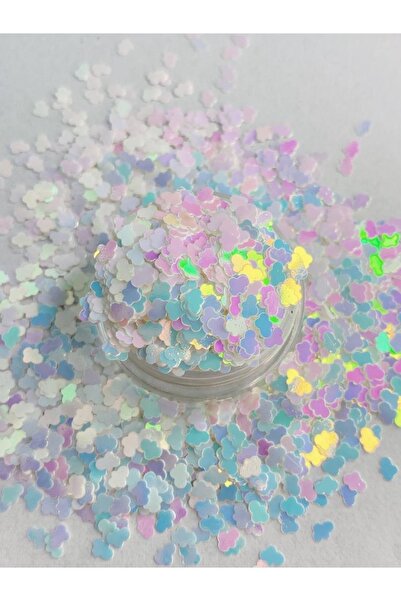 Sirius Hobi Epoksi Reçine White Cloud Tırnak Makyaj Chunky Glitter 8 gr Holog...
