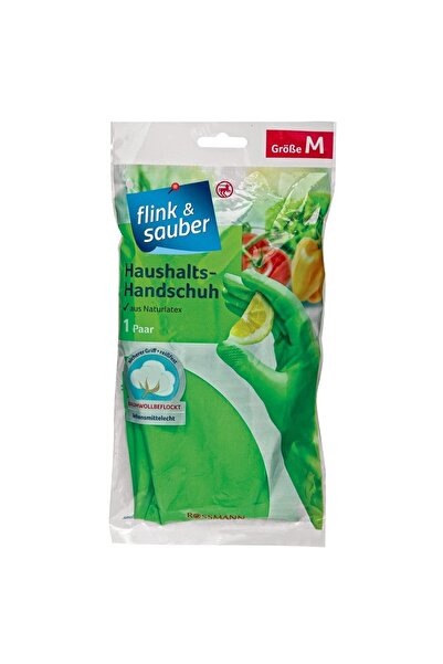 Flink Sauber Flink & Sauber Doğal Kauçuk Eldiven Klasik, Orta
