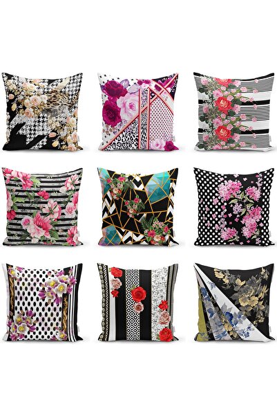 Realhomes Double Sided Polka Dot Special Design Modern Raschel Knitted Pillow...