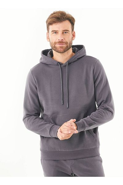 ORGANICATION Pullover - Grau - Figurbetont