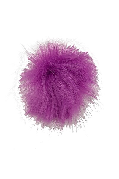 Asel Hobi Tasarım Açık Mürdüm Şapka Ponponu