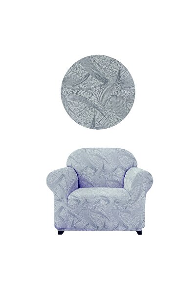 elgeyar Εύκαμπτος καναπές ζακάρ - για μοτίβο σαλονιού, χωρίς φούστα, μονό (κα...