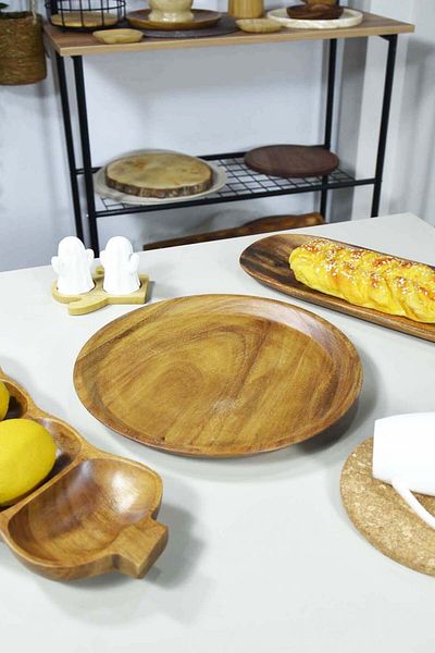 SepetçiBaba Luna Acacia 30 Cm Serving Plate