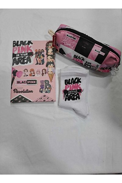 GC GÖKHAN CLUB Κάλτσες Blackpink για στυλό για σημειωματάριο