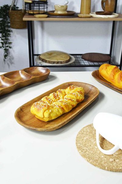 SepetçiBaba Oliv 35 cm Long Presentation Tray