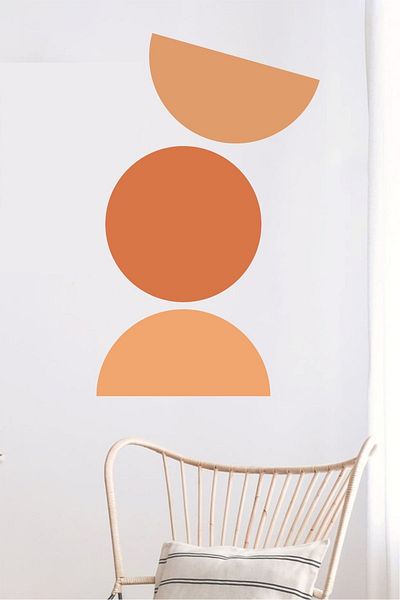 Grafikup Γεωμετρικό αυτοκόλλητο τοίχου Bohemian