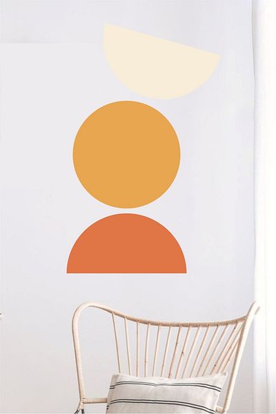 Grafikup Autocolant de perete geometric boem