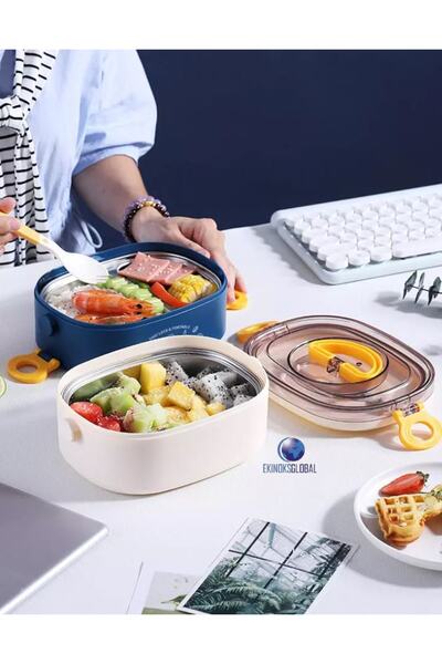 Vagonlife Single Layer Single Compartment 304 Stainless Steel School And Office Leak Proof 900ml