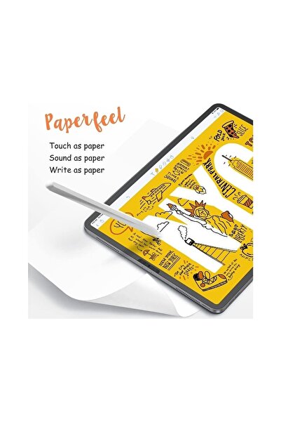 TEKNETSTORE Apple Ipad 10.nesil 2022 10.9" Inç Uyumlu Paperlike Ekran Koruyucu