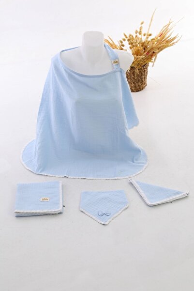 Yada Baby طقم رضاعة ملفوف مكون من 4 قطع مصنوع من القطن العضوي بنسبة 100%، (بط...