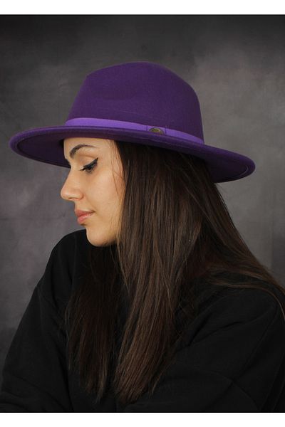 Allen Accessories Trilby Purple Hat