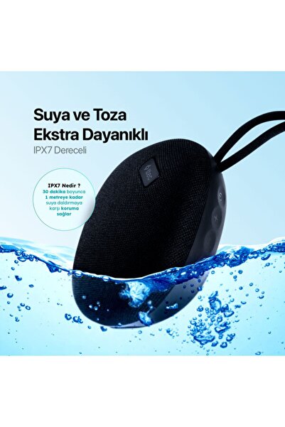 Ttec Rock Ipx7 Dereceli Suya Ve Toza Dayanıklı Taşınabilir Bluetooth 5.0 Kablosuz Hoparlör