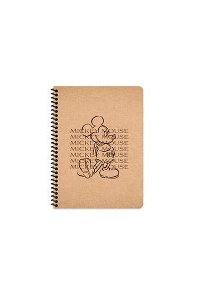 SEYFİKİRTASİYE Keskin Color 20x28 Cm Unlined Wire 80 Sheets Notebook Kraft Cover White Paper