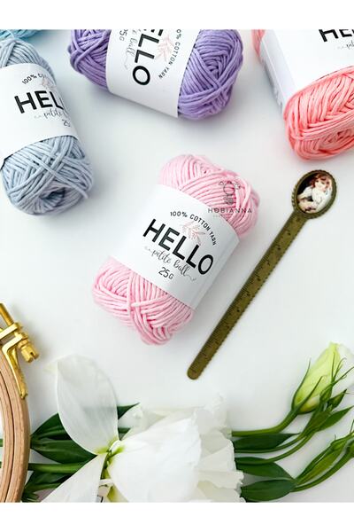 Hobianna Σετ νήματος Hello Punch & Amigurimi 10 τεμαχίων