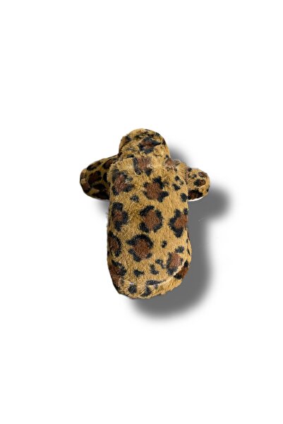 La Brezza Kadın Leopar Desenli Peluş Terlik
