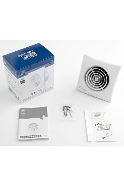 Soler&Palau Sessiz Pencere Fanı Silent 100 Cz Kit 26,5 Db 2 Yıl Garanti Agmai...