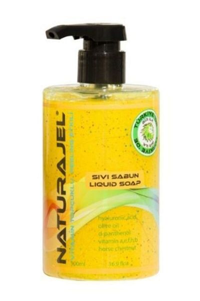 Naturalite Naturajel 500 Ml Liquid Soap with Peeling Effect and Vitamin Heel
