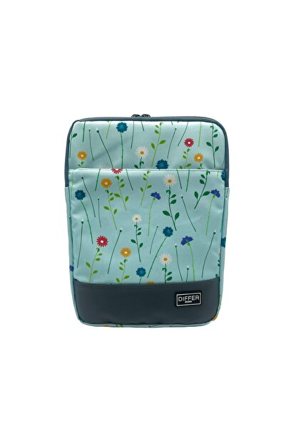 Differ Studio حقيبة كمبيوتر محمول/ماك بوك/حقيبة كمبيوتر محمول مقاومة للماء بلون أزرق فاتح مقاس 15-15.6 بوصة