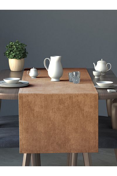 Perle Velvet Textured Antique Color Daily Series Runner 40 X 140