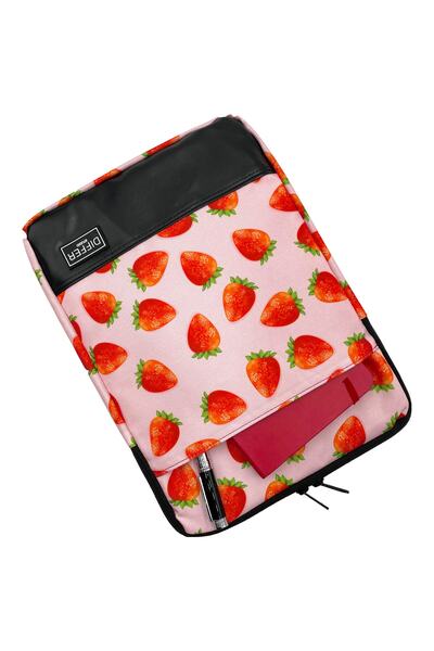 Differ Studio 14'' Strawberry Patterned Laptop/Macbook/notebook/papercase/bag