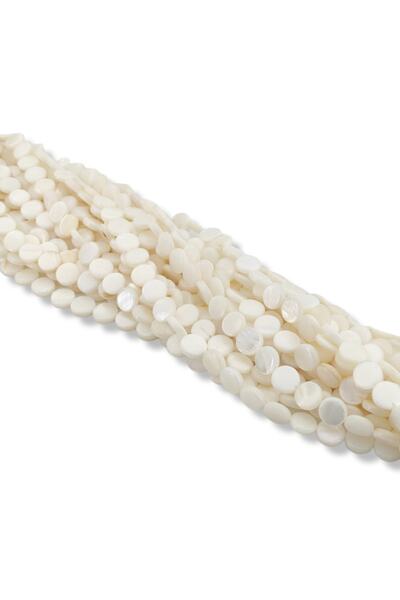 Selvi Konsept Mercimek Doğal Sedef Taşı 8 Mm 1 Dizi