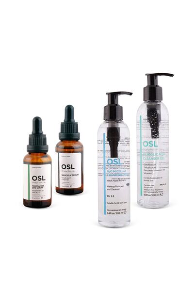 OSL Omega Skin Lab Yağlanma Ve Gözenek Problemi Bakım Seti