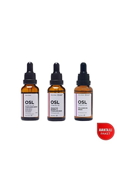 OSL Omega Skin Lab Güçlü Kolajen Uyarıcı Bakım Paketi