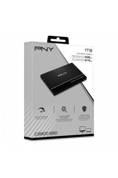 PNY Disc SSD SATA3 CS900 1TB, 535/515MB/s, 2.5" (SSD7CS900-1TB-RB)