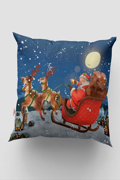 menesahome Pernă de Crăciun, Husă de pernă de Crăciun, Cadou de Crăciun, Pern...