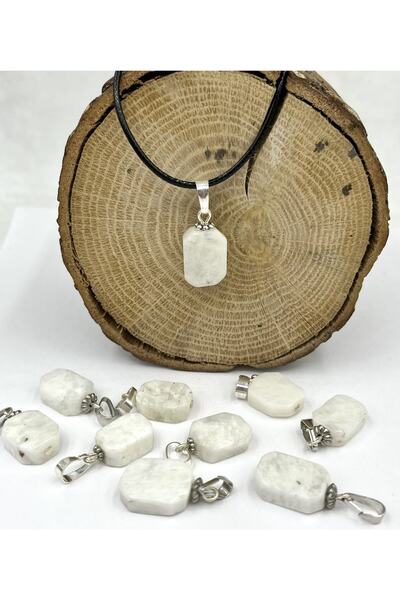 GÜMÜŞ TAŞ EVİ Aytaşı Kolye Ucu