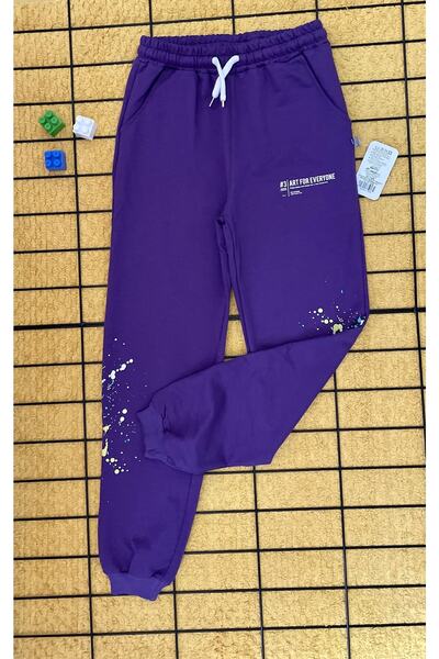 DG AURA 2 Iplik Eşofman Pamuklu Dağınık Baskılı