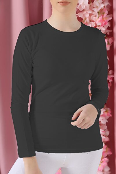 LEN10 Bisiklet Yaka Uzun Kollu Badi Body