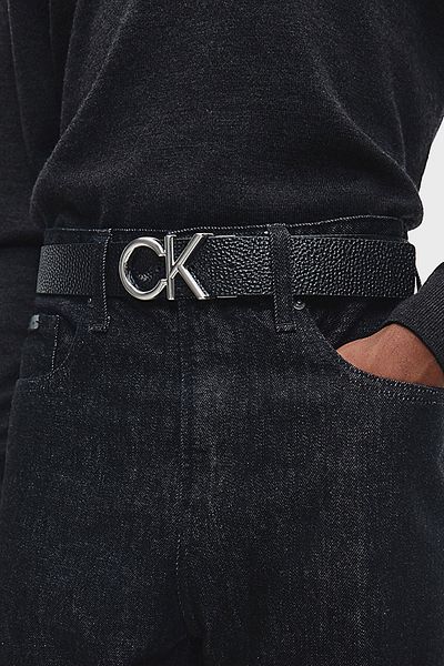 Calvin Klein Logo Ledergürtel Herrengürtel K50k 509956   Bax