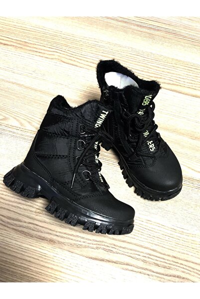 YGTSHOES Kız Çocuk Içi Kürklü Kışlık Bot