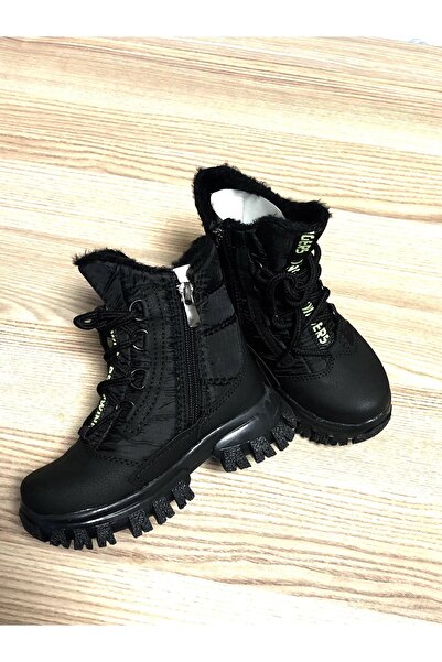 YGTSHOES Kız Çocuk Içi Kürklü Kışlık Bot