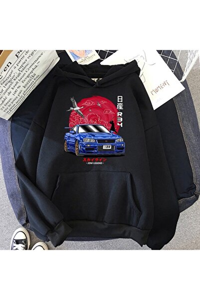 GALASHOP Ilk D Yarış Hoodies Erkek Mazda Nissan Skyline 51