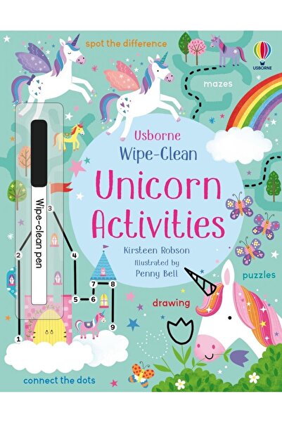 Usborne مسح وتنظيف أنشطة يونيكورن