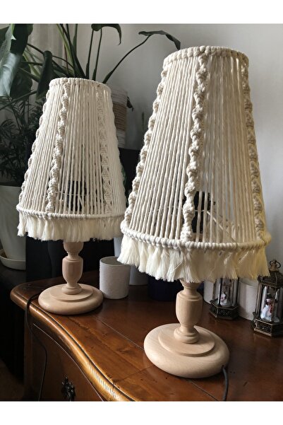 Makrome by GLCN El Yapımı Makrome Abajur