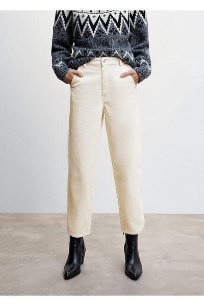 MANGO Woman Jean de catifea